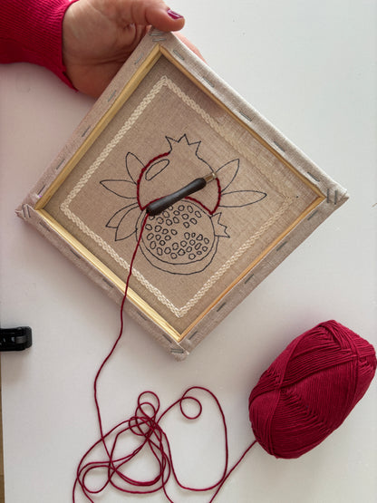 Le grenade - Kit de punch needle